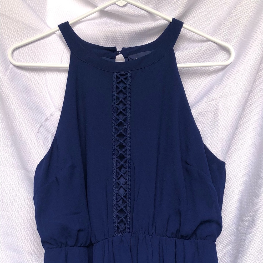 Women’s Francesca’s Dress, Short/Midi, Blue, XS